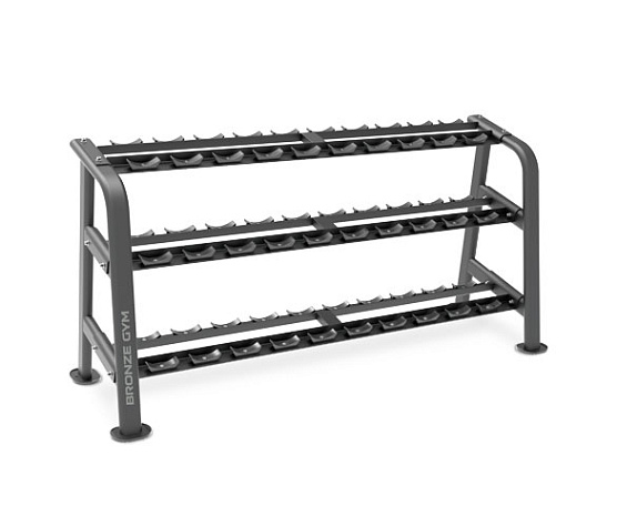 Стойка для гантелей Bronze Gym BR-1027 (15 пар)