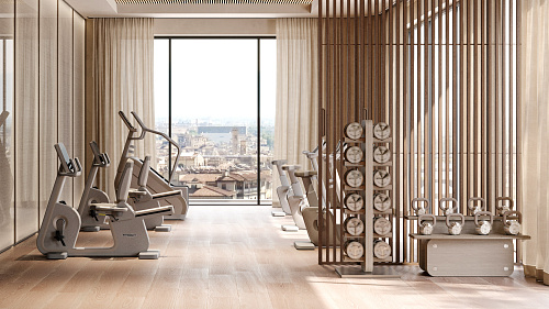 Набор гантелей с вертикальной стойкой Technogym Personal Dumbbells Vertical Light Set