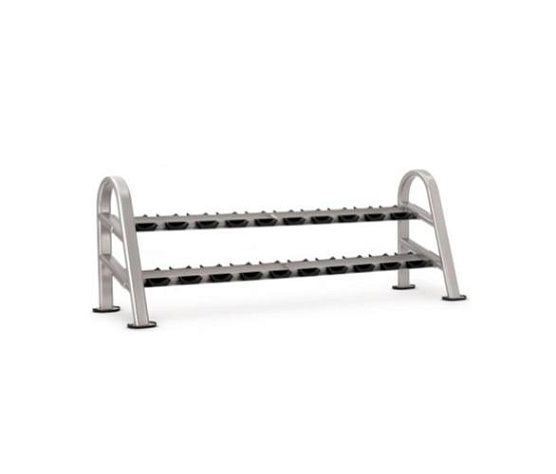 Стойка для гантелей на 10 пар двухъярусная STAR TRAC Original FitTools