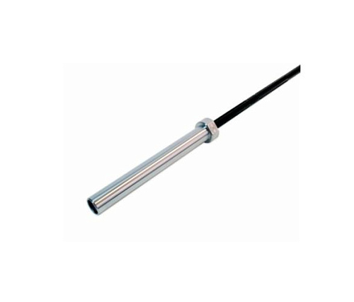 Купить Гриф для кросс-тренинга Rebel Fitness двухцветный без центральной насечки до 679 кг в Москве