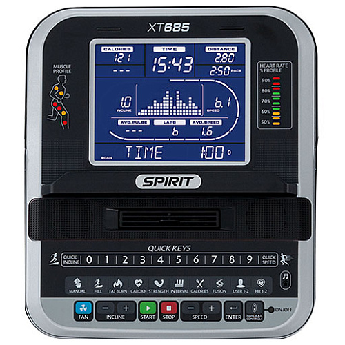 Беговая дорожка Spirit Fitness XT685 DC