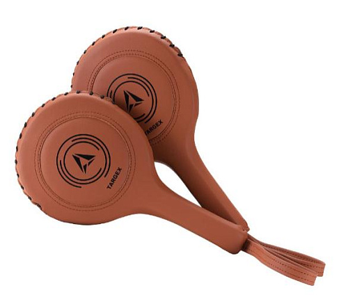 Тренерские ракетки для бокса Targex терракотовые