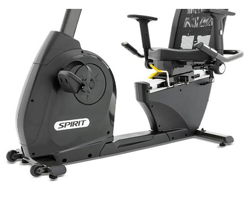 Велотренажер горизонтальный Spirit Fitness XBR55ENT черный
