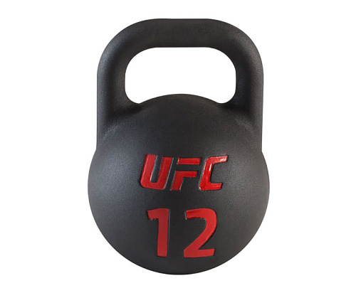 Гиря UFC 12 кг, литая сталь, резиновое покрытие Купить Гиря UFC 12 кг, литая сталь, резиновое покрытие в Москве