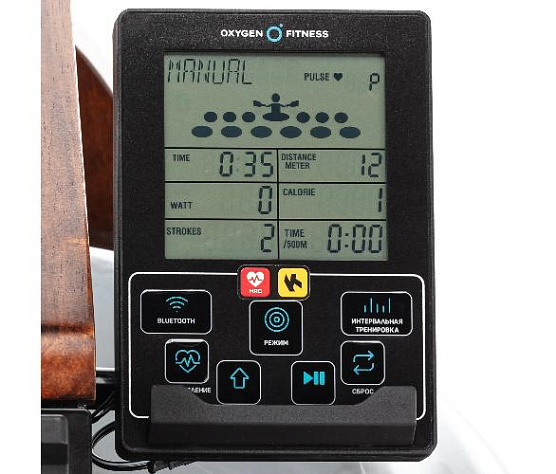 Гребной тренажер Oxygen WOOD ROWER Q1 домашний фото1