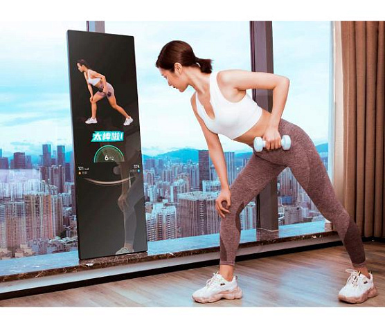 Фитнес-зеркало FitnessBot AI Fitness Mirror S фото1