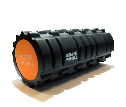Купить Цилиндр массажный Original FitTools 33 x 14 см черный двойной в Москве