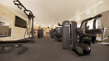 Оснащение тренажёрами спортивного зала на Новой Риге