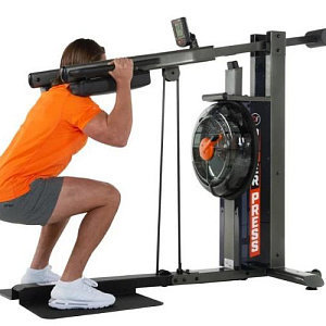 Купить Гребной тренажер First Degree Fitness FluidPowerPRESS™ Grey в Москве