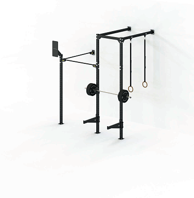 Настенная комбинированная рама Technogym Wall High–Low Rig One Bay Deep Extended (одна секция, высокая/низкая, глубокая, удлинённая)