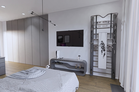 Узкая шведская стенка расширенной комплектации Desire Eco S Plus фото5