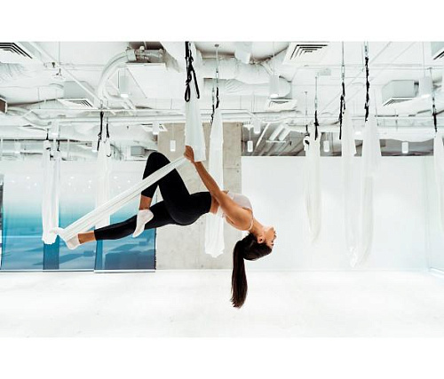 Йога гамак Targex, белый