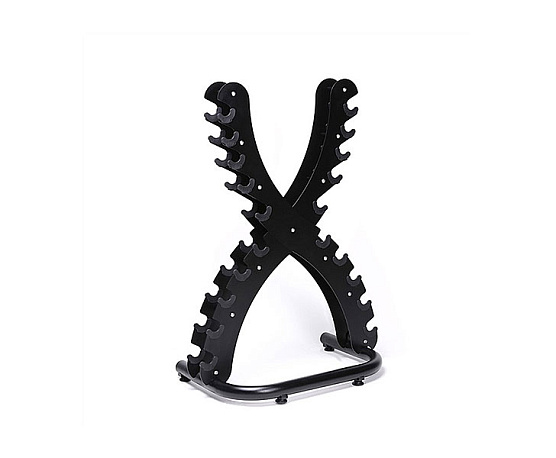 Стойка для хромированных гантелей Hasttings X-образная