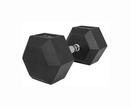 Гексагональные обрезиненные гантели Ultra Gym UG1013 ряд от 2,5 до 25 кг