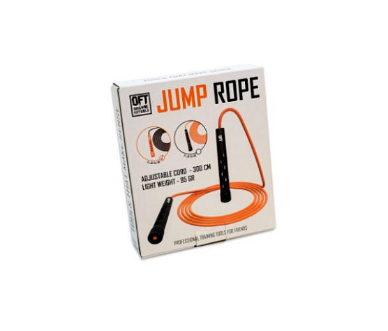 Скакалка тренировочная Original FitTools JR-54-BK фото3