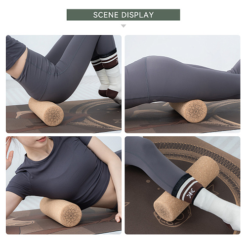 Массажный валик из натуральной пробки Bloom LB7126/WO