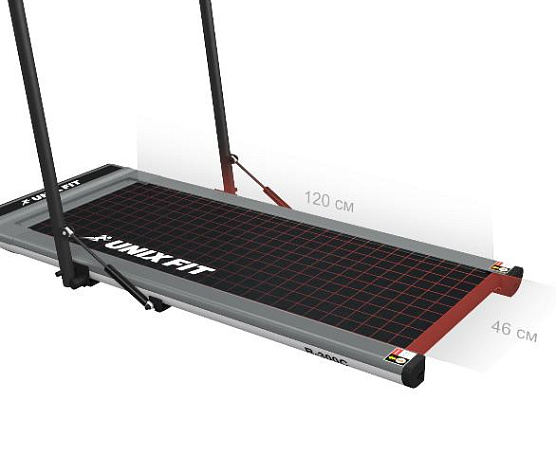 Беговая дорожка Unix Fit R-300C Grey фото6