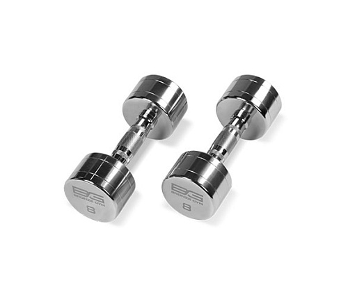 Купить Гантель хромированная Bronze Gym BG-PA-DB-C08 8 кг в Москве