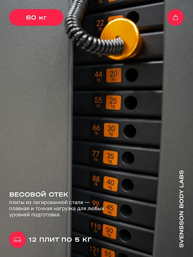 Силовой комплекс полукоммерческий SVENSSON BODY LABS RIGEL PRO