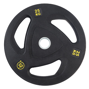Fiton Диск обрезиненный черный, 25 кг