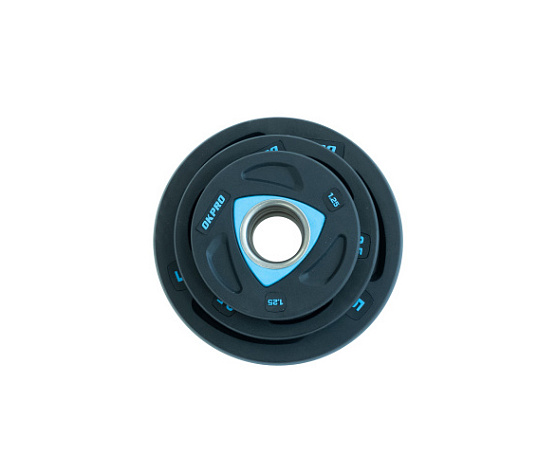Диск олимпийский полиуретановый Original FitTools OKPRO 5 кг фото3