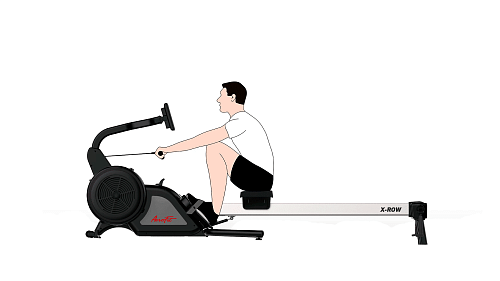 Гребной тренажер Aerofit HSR007 (X-ROW)