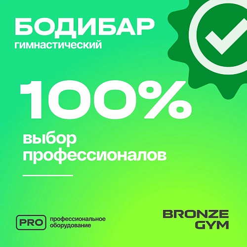 Гимнастическая палка бодибар Bronze Gym, 8 кг