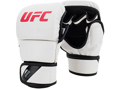 Перчатки MMA для спарринга UFC 8 унций белые S/M Купить Перчатки MMA для спарринга UFC 8 унций белые S/M в Москве