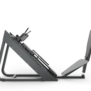 Купить Нагружаемый дисками тренажер Unix Fit PRO (UC-1662) жим ногами 45 градусов / гакк машина в Москве