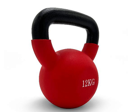 Гиря виниловая Unix Fit 12 кг красная Купить Гиря виниловая Unix Fit 12 кг красная в Москве