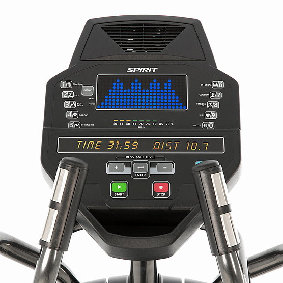 Эллиптический тренажер Spirit Fitness CE800 (Graphite gray) фото10