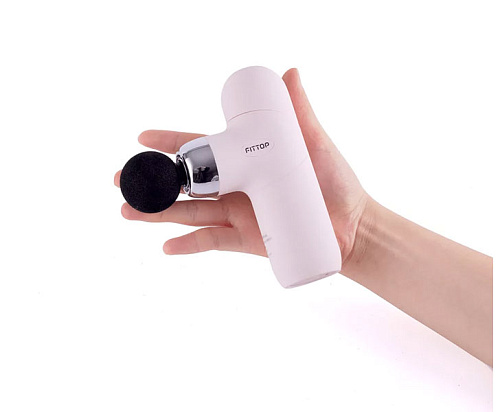 Перкуссионный массажер Fittop SuperHit Mini II розовый