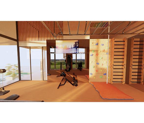 Шведская стенка Desire Regatta Sky Многофункциональный комплекс с элементами отделки частных яхт и рукоходом