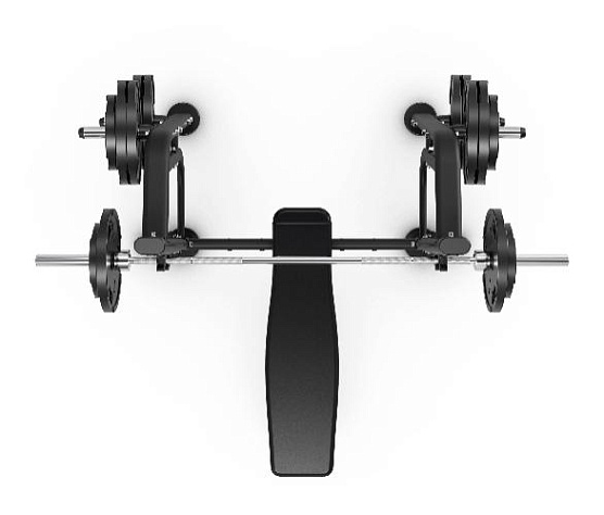 Олимпийская горизонтальная скамья Vision Fitness VST600-FW78 фото1