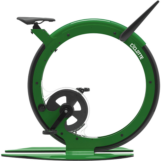 Вертикальный велотренажер Ciclotte Steel Pearl Green