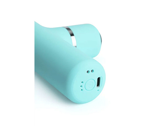 Перкуссионный массажер Fittop Super Mini V бирюзовый