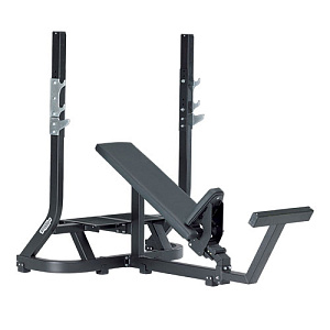 Силовой тренажер Technogym OLYMPIC INCLINE BENCH PURE BLACK/BLACK