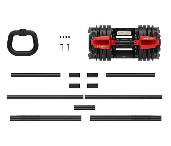 Штанга регулируемая многофункциональная 3 в 1 Oxygen XCROSS 24 кг фото3
