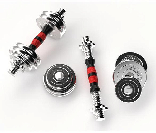 Набор гантелей в кейсе Unix Fit 15 кг