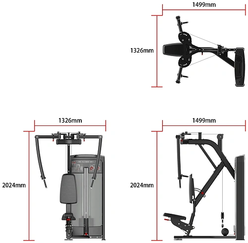 Баттерфляй / Задняя дельта Smith Fitness Excellence RE8003