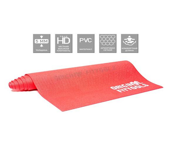 Коврик для йоги Original FitTools 5 мм фото1