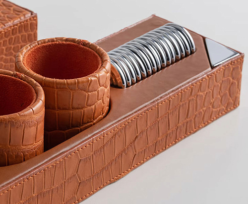 Набор для игры в нарды Impatia Backgammon Precious Leather Collection