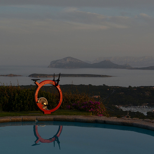 Велотренажер вертикальный Ciclotte Steel Pearl зеленый