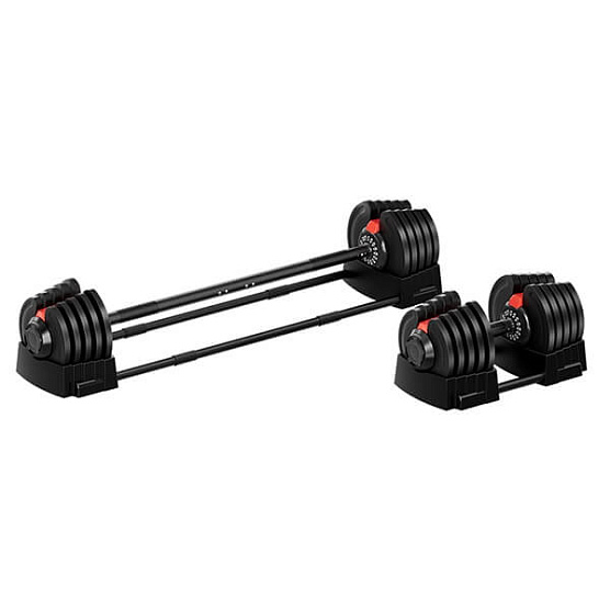 Набор регулируемый штанга+гантель Hyfit 40 кг фото1