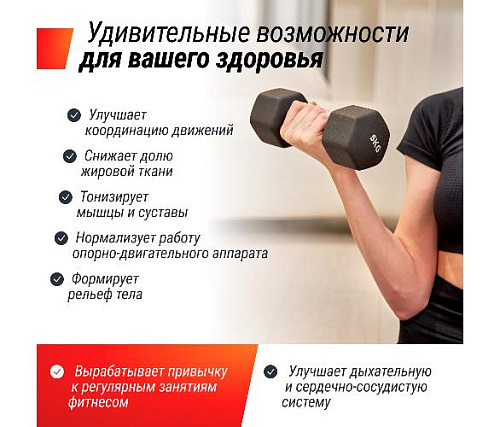 Стойка для гантелей + набор неопреновых гантелей Unix Fit от 1 до 5 кг