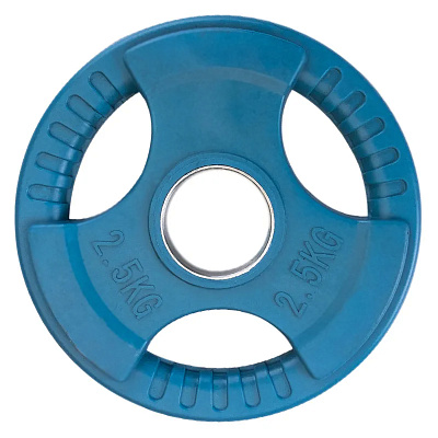 Диск олимпийский 2,5 кг Multicolor Edition KRAFT Fitness