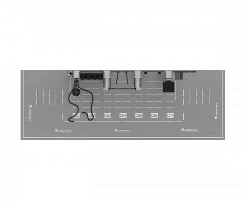 Настенный комплекс на 7 станций Queenax By Precor WALL SOLUTION 2D 4.75 m