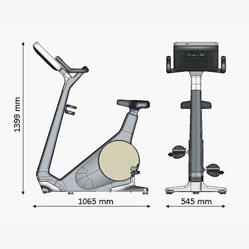 Вертикальный велотренажер Technogym Bike Personal