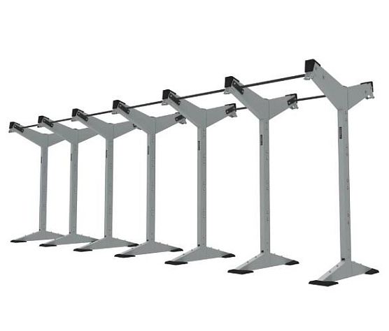 6-модульная двусторонняя стойка Torque X-Create XC2SC-6M-05 (платинум)