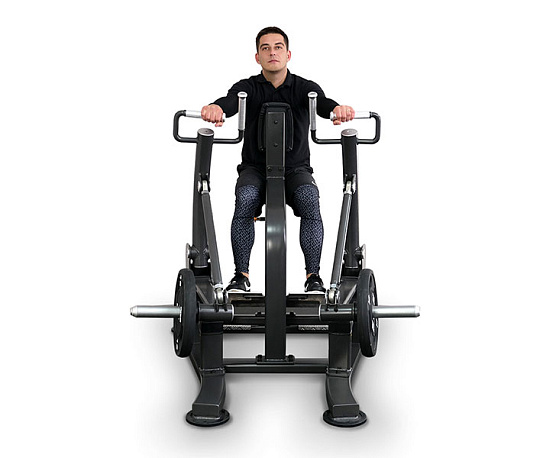 Гребная тяга на свободных весах Anyfit T04 фото5